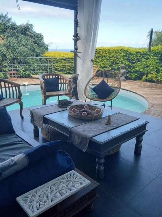 Suite Indigo Jacuzzi Prive Piscine Vue Mer Acces Cuisine Laverie Сен-П'єр Екстер'єр фото